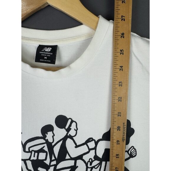 New Balance Artist Edition Art Graphic Sebacuri White Shirt Medium Rare Sports - Picture 16 of 16